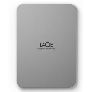 External HDD | LACIE | Mobile Drive | 1TB | USB-C | Colour Silver | STLP1000400