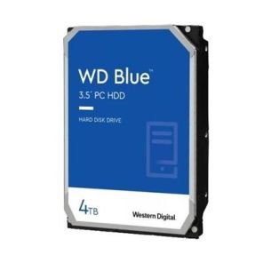 HDD | WESTERN DIGITAL | Blue | 4TB | SATA | 256 MB | 5400 rpm | 3,5" | WD40EZAX