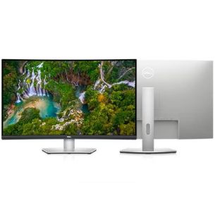 LCD Monitor | DELL | S3221QSA | 31.5" | Business/4K/Curved | Panel VA | 3840x2160 | 16:9 | 60Hz | Matte | 4 ms | Speakers | Height adjustable | Tilt | Colour Silver | 210-BFVU