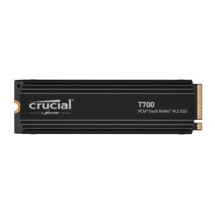 SSD | CRUCIAL | T700 | 2TB | M.2 | PCIe Gen5 | NVMe | TLC | Write speed 11800 MBytes/sec | Read speed 12400 MBytes/sec | TBW 1200 TB | CT2000T700SSD5