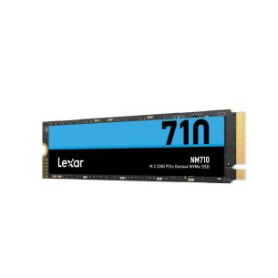 SSD | LEXAR | NM710 | 1TB | M.2 | PCIe Gen4 | NVMe | Write speed 4500 MBytes/sec | Read speed 5000 MBytes/sec | 2.45mm | TBW 600 TB | MTBF 1500000 hours | LNM710X001T-RNNNG