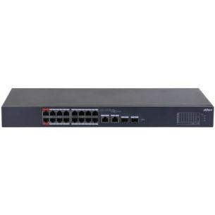 Switch | DAHUA | CS4218-16ET-240 | Type L2 | Desktop/pedestal | 16x10Base-T / 100Base-TX | PoE ports 16 | DH-CS4218-16ET-240