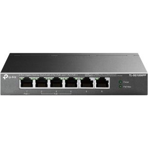 Switch | TP-LINK | TL-SG1006PP | Desktop/pedestal | 6x10Base-T / 100Base-TX / 1000Base-T | PoE+ ports 4 | TL-SG1006PP