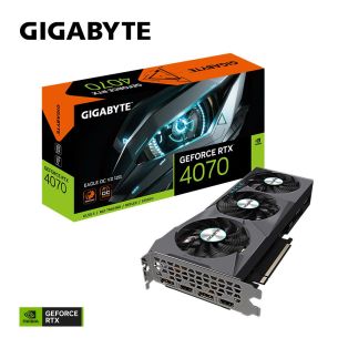 Graphics Card | GIGABYTE | NVIDIA GeForce RTX 4070 | 12 GB | GDDR6X | 192 bit | PCIE 4.0 16x | 2xHDMI | 2xDisplayPort | N4070EAGLEOCV2-12GD