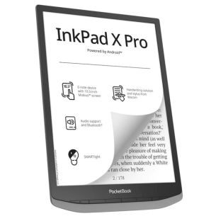 E-Reader | POCKETBOOK | InkPad X Pro | 10.3" | 1872x1404 | 1xUSB-C | Wireless LAN | Bluetooth | Grey | PB1040D-M-WW