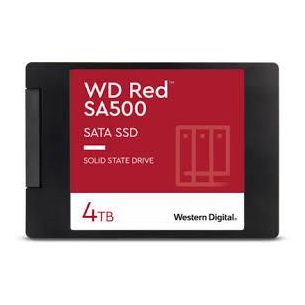 SSD | WESTERN DIGITAL | Red SA500 | 4TB | SATA 3.0 | Write speed 520 MBytes/sec | Read speed 560 MBytes/sec | 2,5" | TBW 500 TB | MTBF 1750000 hours | WDS400T2R0A