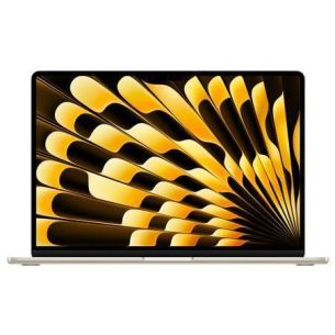 Notebook | APPLE | MacBook Air | CPU  Apple M3 | 15.3" | 2880x1864 | RAM 8GB | DDR4 | SSD 256GB | 10-core GPU | Integrated | ENG | macOS Sonoma | Starlight | 1.51 kg | MRYR3ZE/A