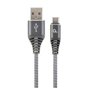 CABLE USB-C 1M SPACEGREY/WHITE/CC-USB2B-AMCM-1M-WB2 GEMBIRD