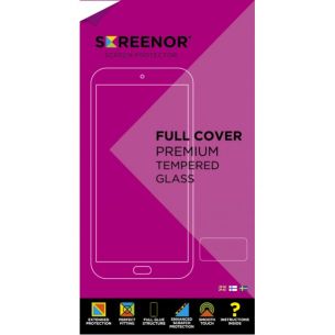 SCREENOR TEMPERED IPHONE SE 2ND GEN/6/7/8 NEW FULL COVER BLACK