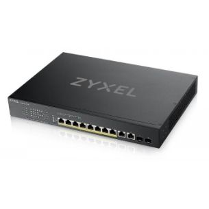 ZYXEL XS1930-12HP, 8-PORT MULTI-GIGABIT SMART MANAGED POE SWITCH 375WATT 802.3BT, 2 X 10GBE + 2 X SFP+ UPLINK