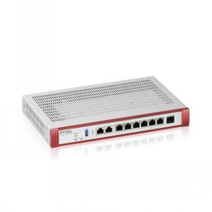 ZYXEL USG FLEX200 H SERIES, USER-DEFINABLE PORTS WITH 1*2.5G, 1*2.5G( POE+) & 6*1G, 1*USB (DEVICE ONLY)
