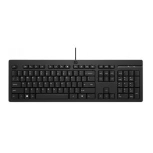 HP 125 USB Wired Keyboard - Black - US ENG