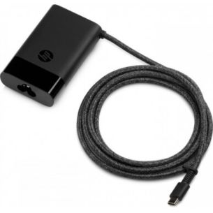 HP 65W USB-C Slim AC Power Adapter Travel Notebook Charger / fits ProBook 440 450 630 640 650 G8 G9, EliteBook 830 840 850 860 G6 G7 G8 G9, x360 1030 1040 G6 G8 G9, Dragonfly