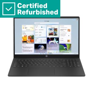 RENEW SILVER HP Laptop 15-fd0023na  - Intel N200, 4GB, 128GB SSD, 15.6 HD 250-nit, UK regular keyboard, 41Wh, Win 11 Home S, 1 years