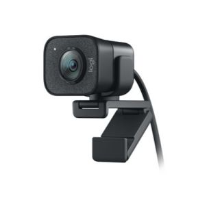 Logitech StreamCam, 1080p/60 fps, Autofocus, Dual omnidirectional mic with noise reduction filter, 150 g, Graphite color.