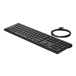 HP 320K USB Wired Keyboard - Black - EST (BULK of 12 pcs)