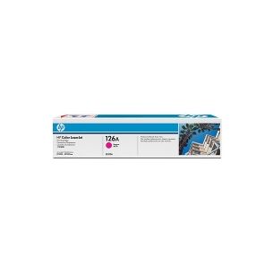 HP 126A  Magenta Toner Cartridge, 1000 pages, for Color LaserJet CP1025, Pro 100, Pro 200, M275 series