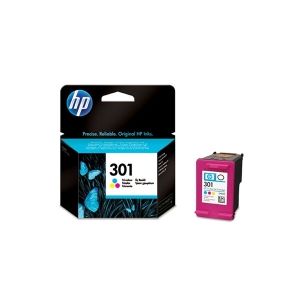 HP 301 Tri-color Ink Cartridge, 165 pages, for HP HP Deskjet 1000, 1050, 2050, 3000, 3050