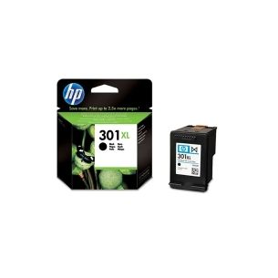HP 301XL High Capacity Black Ink Cartridge, 480 pages, for HP Deskjet 1000, 1050, 2050, 3000, 3050