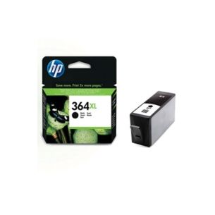 HP 364XL High Capacity Black Ink Cartridge, 550 pages, for HP Photosmart e-All-in-One, Premium, Plus, C5380 (replaces CB321EE)