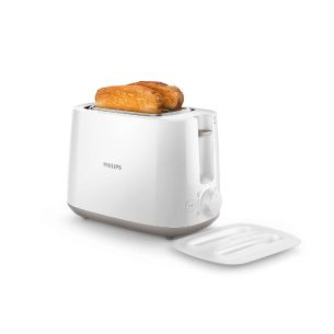 Philips Daily Collection Toaster HD2582/00 8 settings Integrated bun warming rack Compact design Dust cover