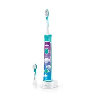 Philips Sonicare For Kids Sonic electric toothbrush HX6322/04 Built-in Bluetooth® Coaching App 2 brush heads 2 modes