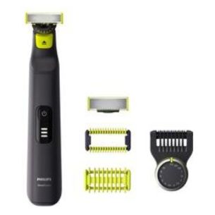 Philips OneBlade Pro Face and Body QP6541/15, 14-length precision comb, Wet and Dry use, LED digital display