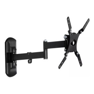 Universal articulating wall mount for TV up to 42", VESA wall mount compatible: 100x100 mm, 200x100 mm, 200x200 mm, extension: 35 cm, wall distance: 4.2 cm, level correction, TV cable management, mounting templates and hardware included