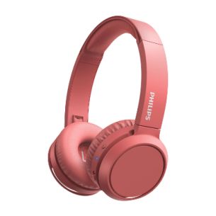 PHILIPS Wireless On-Ear Headphones TAH4205RD/00 Bluetooth®, Built-in microphone, 32mm drivers/closed-back, Red