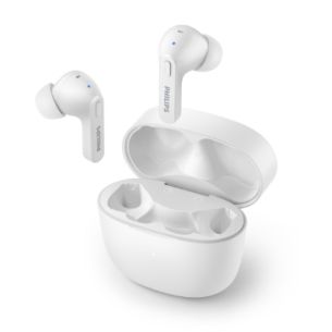 Philips True Wireless Headphones TAT2206WT/00, IPX4 water protection, Up to 18 hours play time, White