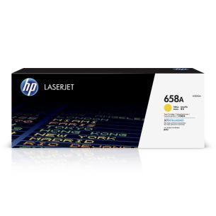 HP 658A Yellow Laser Toner Cartridge, 6000 pages, for HP Color LaserJet Enterprise M751 Series