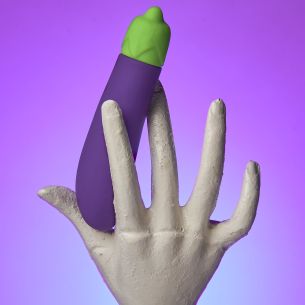 Vibraator Emojibator Eggplant, lilla