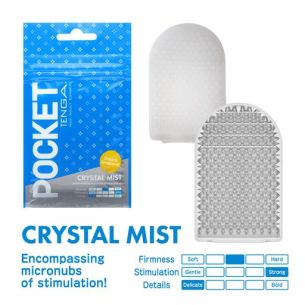 Masturbaator Pocket Tenga Crystal Mist 8 cm
