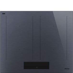 Pliidiplaat Smeg Linea, 4 x induktsioon, flexi-tsoon, 60 cm, lõigatud, neptuun hall