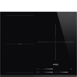 Pliidiplaat Smeg, 3 x induktsioon, multitsoon, 60 cm, must, faasitud esiserv